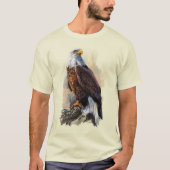 Bald Eagle Painting T-shirt (Voorkant)