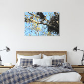Bald Eagle Pair bij Nest Canvas Afdruk (Insitu (Slaapkamer))