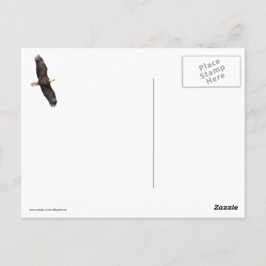 Bald Eagle Pair Briefkaart (Achterkant)