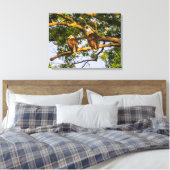 Bald Eagle Pair Canvas Afdruk (Insitu (Slaapkamer))