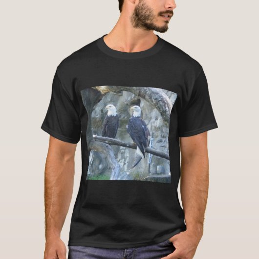 Bald Eagle Pair T-shirt (Voorkant)