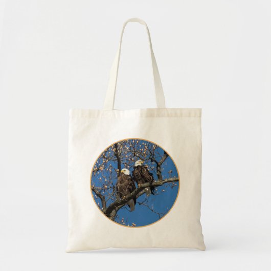 Bald Eagle Pair Tote Bag (Voorkant)