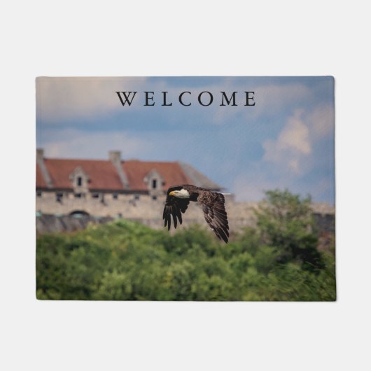 Bald Eagle pass Fort Ticonderoga Deurmat (Voorkant)