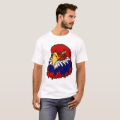 Bald eagle patriotic American T-shirt (Voorkant volledig)