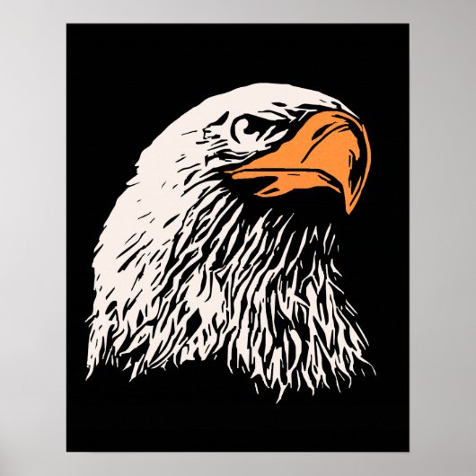 Bald Eagle Patriotic Poster (Voorkant)