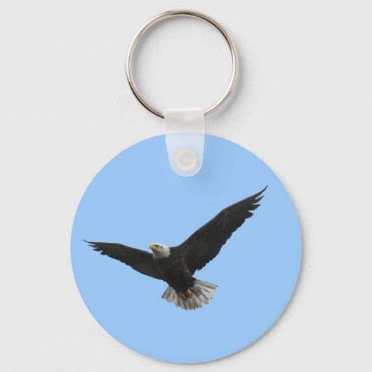 Bald Eagle Patriotic Sleutelhanger (Voorkant)