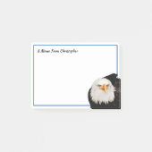 Bald Eagle Patriottische Vogel Militaire Veteraan  Post-it® Notes (Voorkant)