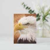 Bald Eagle Portrait Briefkaart (Staand voorkant)