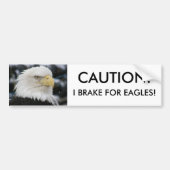 Bald Eagle Portrait Foto Bumpersticker (Voorkant)