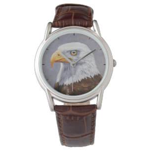 Bald Eagle Portrait Horloge