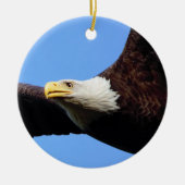 Bald Eagle Portrait Keramisch Ornament (Voorkant)