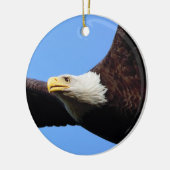Bald Eagle Portrait Keramisch Ornament (Links)