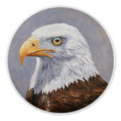 Bald Eagle Portrait Keramische Knop (Voorkant)