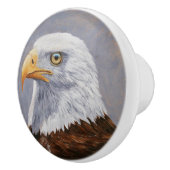 Bald Eagle Portrait Keramische Knop (Rechts)