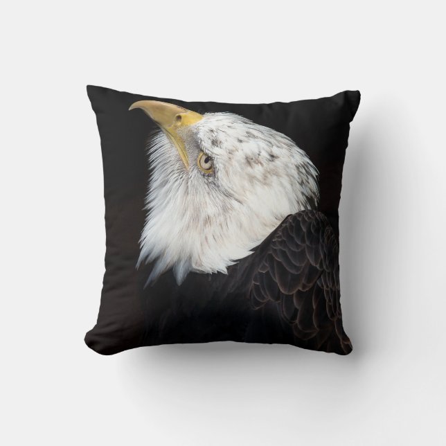 Bald Eagle Portrait Kussen (Voorkant)