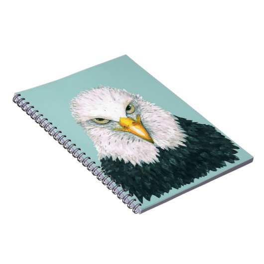 Bald Eagle Portrait Notitieboek (Rechterzijde)