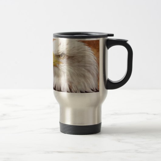 Bald Eagle Portrait Reisbeker (Rechts)