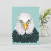 Bald Eagle Portrait Save The Date (Staand voorkant)