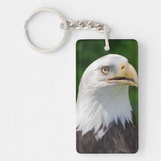 Bald Eagle Portrait Sleutelhanger (Voorkant)