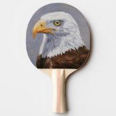 Bald Eagle Portrait Tafeltennisbatje (Achterkant)