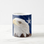 Bald Eagle Portret met sterren Koffiemok (Center)