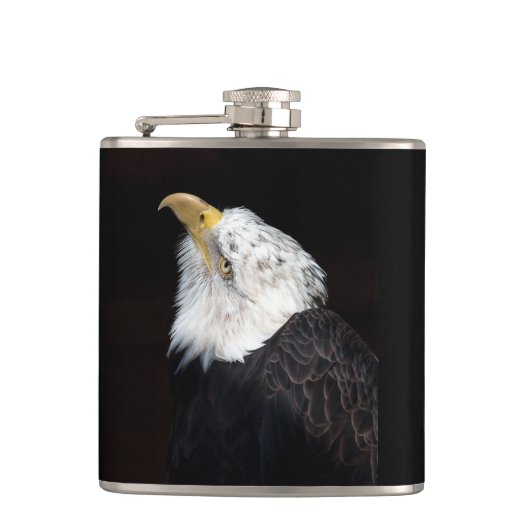 Bald Eagle Portriat Heupfles (Voorkant)