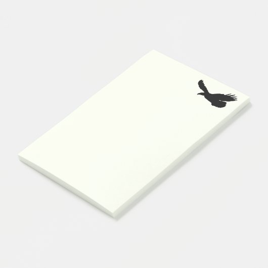 Bald Eagle Post merkt op Post-it® Notes (Schuin)