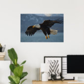 Bald Eagle Poster (Thuiskantoor)