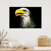 Bald Eagle poster voor stroomgloed (Keuken)