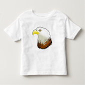 Bald Eagle Powerful Bird of Prey Kinder Shirts (Voorkant)
