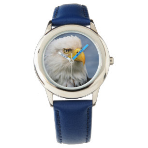 Bald Eagle Raptor Portret Horloge