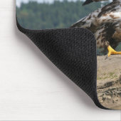 Bald Eagle Ready for Takeoff - muispad Muismat (Hoek)