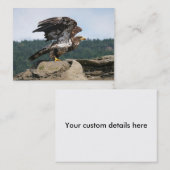 Bald Eagle Ready for Takeoff - visitekaartjes (Voorkant / Achterkant)