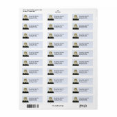 Bald Eagle Return-label Etiket (Full Sheet)