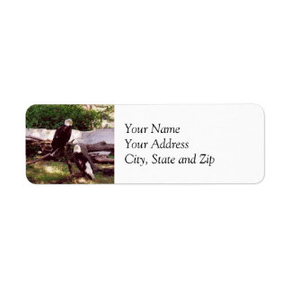 Bald Eagle Return-label Etiket