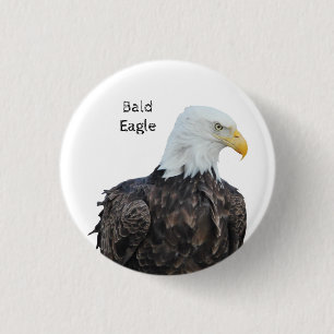 Bald Eagle Ronde Button 3,2 Cm