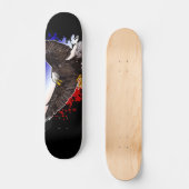 Bald Eagle - Rood, wit en blauw Persoonlijk Skateboard (Voorkant)