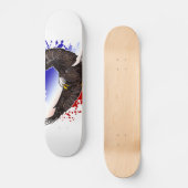 Bald Eagle - Rood, wit en blauw Skateboard (Voorkant)
