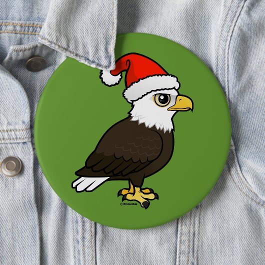 Bald Eagle Santa Ronde Button 6,0 Cm (In situ)