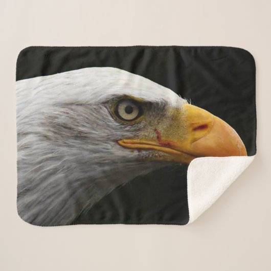 Bald Eagle sbcna Sherpa Deken (Voorkant (horizontaal))