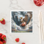 Bald Eagle scoort een touchdown Servet (Insitu)