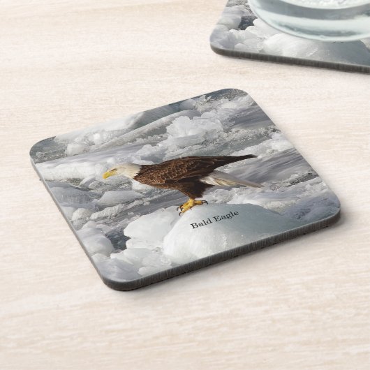 Bald Eagle set van 6 plastic onderzetters (Linkerzijde)