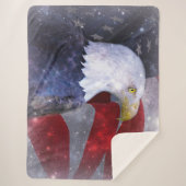 Bald Eagle Sherpa Deken (Voorkant)