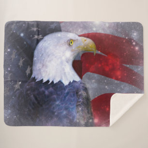 Bald Eagle Sherpa Deken