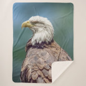 Bald Eagle Sherpa Fleece Blanket Deken (Voorkant)