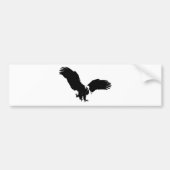 Bald Eagle Silhouette Bumpersticker (Voorkant)