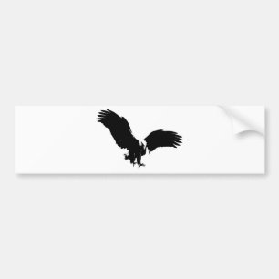 Bald Eagle Silhouette Bumpersticker