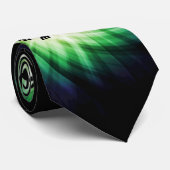 Bald Eagle Silhouette Koel Stropdas (Opgerold)