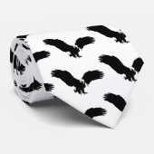 Bald Eagle Silhouette Stropdas (Opgerold)