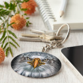 Bald Eagle Sleutelhanger (Zijkant)